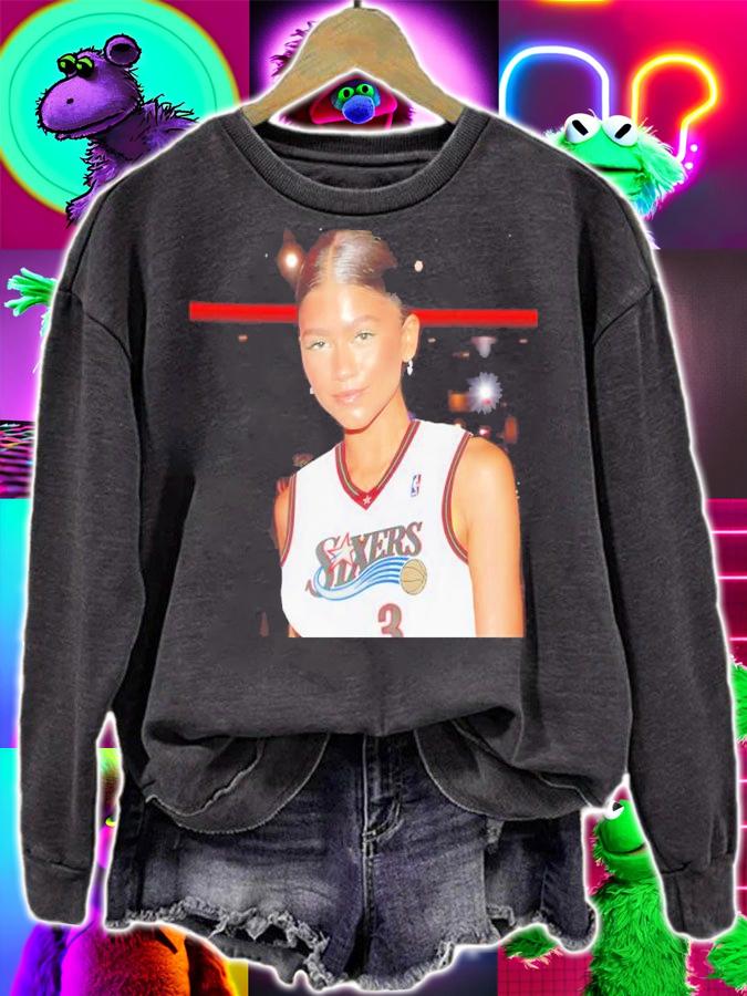 Sixers Zendaya Basketball Shirt sweatshirt