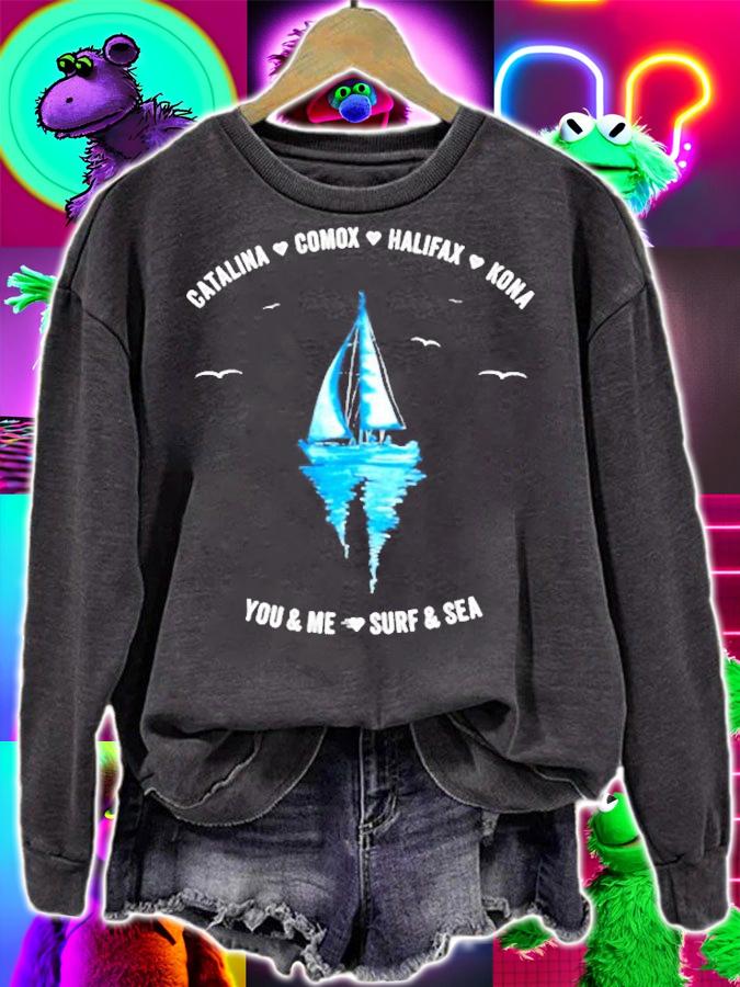 You & Me Surf & Sea T-Shirt sweatshirt