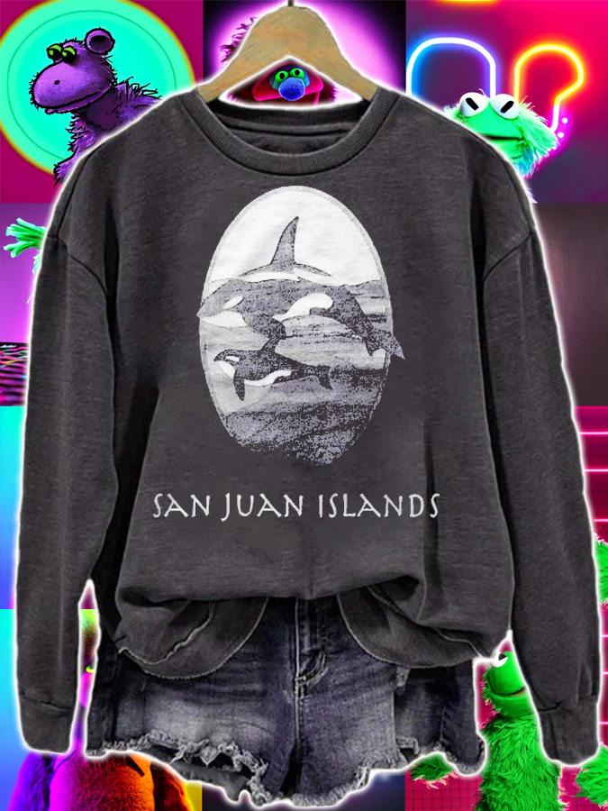 San Juan Islands Wa Orca Killer Whales Pacific Northwest Pnw Shirt sweatshirt