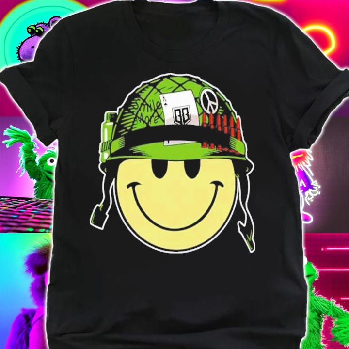 Smile More Smiley Bunker Branding Shirt shirt