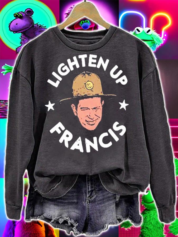 Stripes Parody Lighten Up Francis Shirt