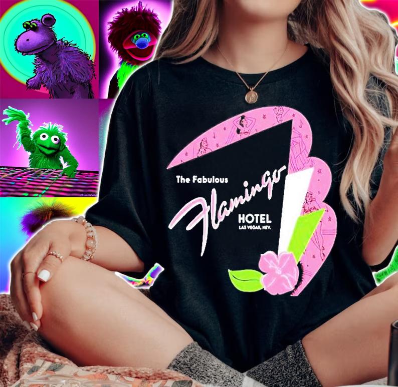 The Fabulous Flamingo Hotel T-Shirt woman shirt