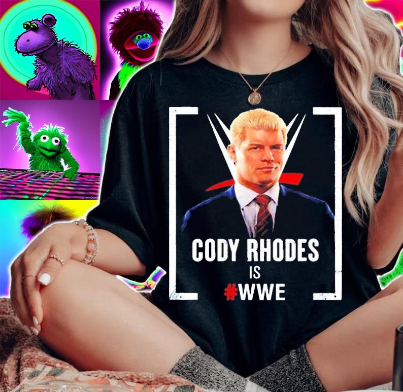 Cody Rhodes Is WWE Wrestlemania Defeats Seth Rollins T-Shirt