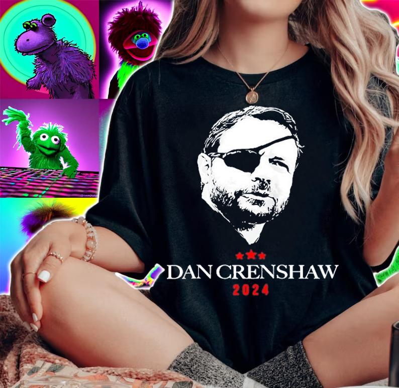 Dan Crenshaw 2024 Raglan Baseball T-Shirt woman shirt