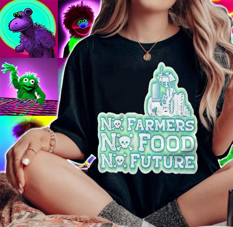 Demonstration No Farmers No Food No Future Shirt