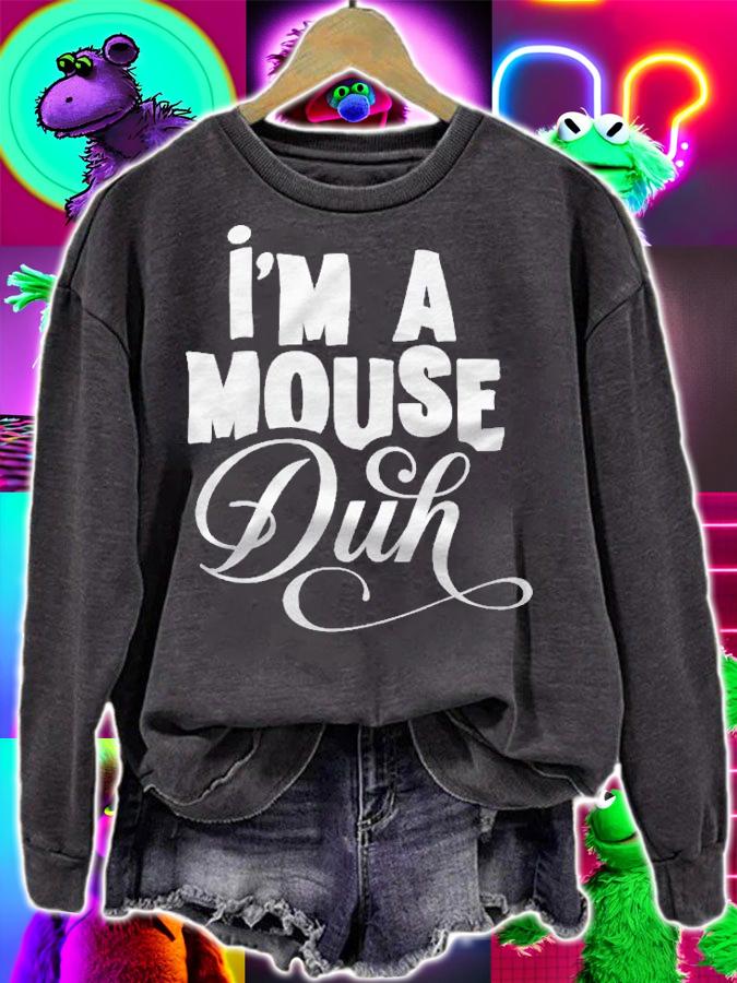 Funny Halloween Shirts  Im A Mouse Duh Costume Shirt sweatshirt