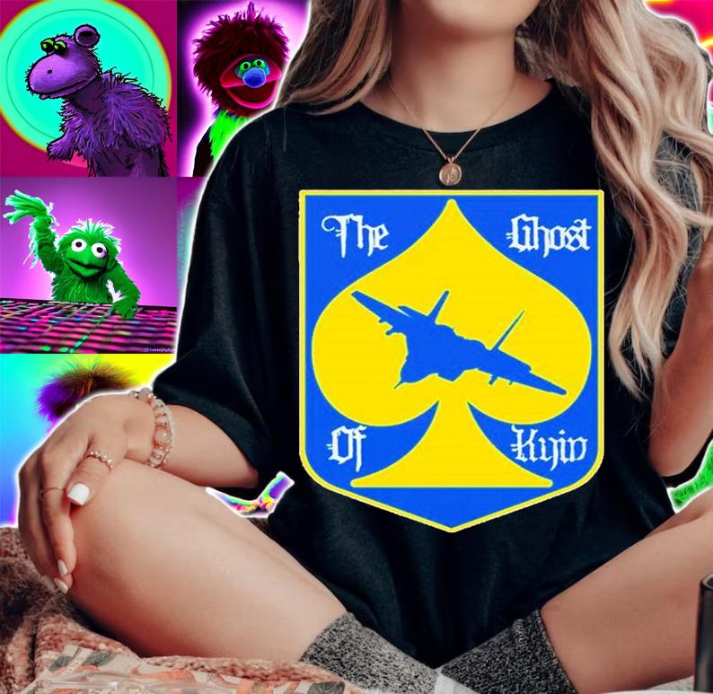 He Ghost Of Kyiv Kraine Ghost Of Kyiv T-Shirt woman shirt