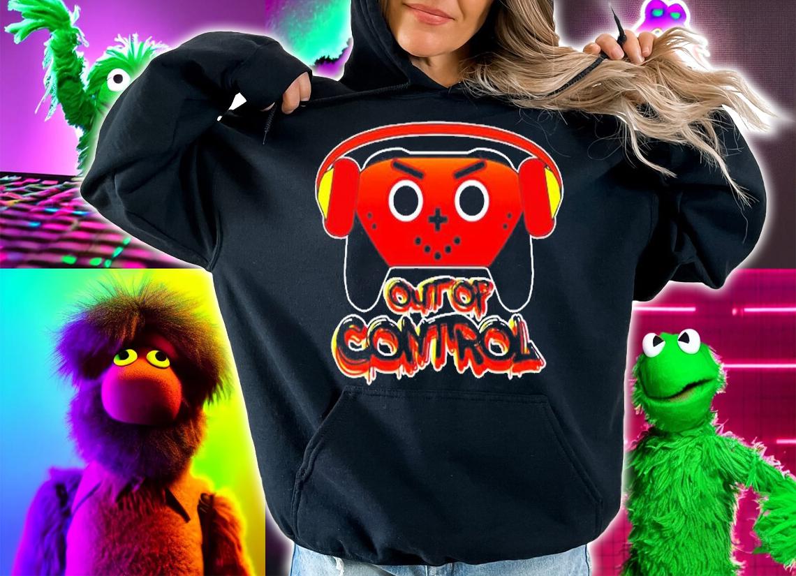 Headset Out Of Control Gaming Lovers T-Shirt hoodie