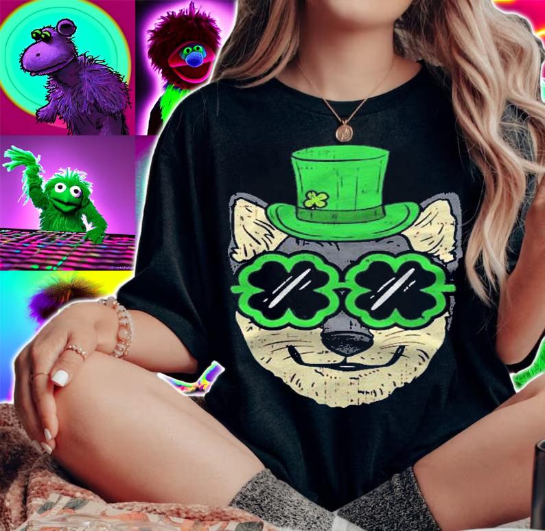 Irish Black Tan Shiba Inu Akita Dog St Patricks Day Gift shirt woman shirt