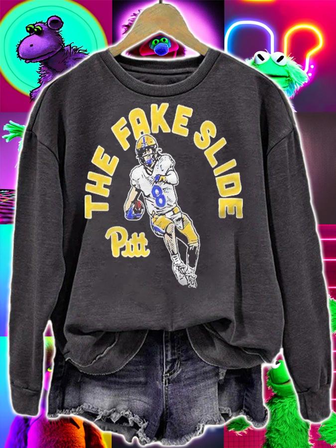 Kenny Pickett Pitt Panthers the fake slide 2021 T-shirt sweatshirt