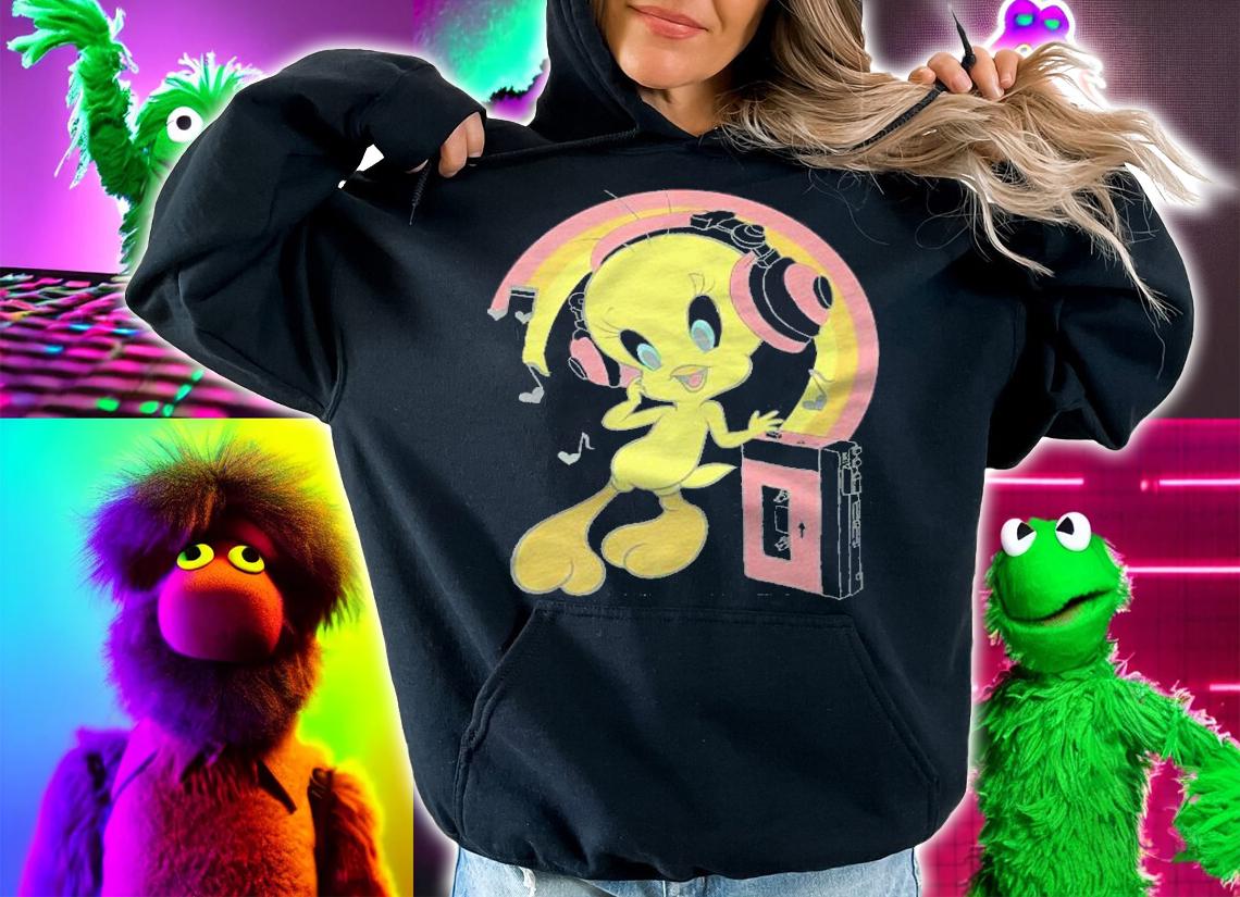 Looney Tunes Tweety Bird Rainbow Premium Shirt