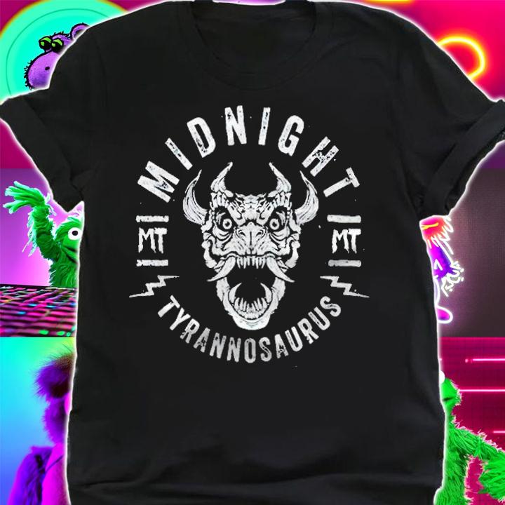 Midnight Tyrannosaurus logo T-shirt shirt