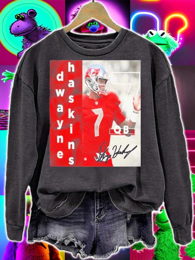 Rip Dwayne Haskins 1997 2022 Thank You For The Memories Signature T-Shirt sweatshirt