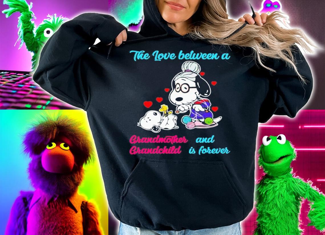 Snoopy The Love Between A Grandmother And Grandchild Is Forever Shirt