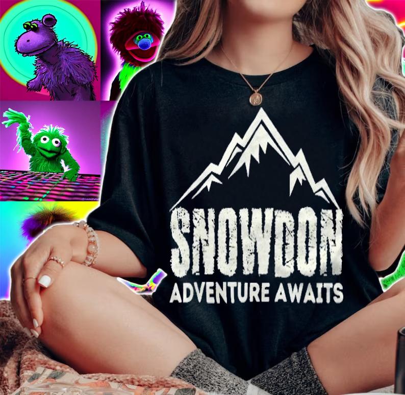 Snowdon Adventure Awaits T-shirt woman shirt