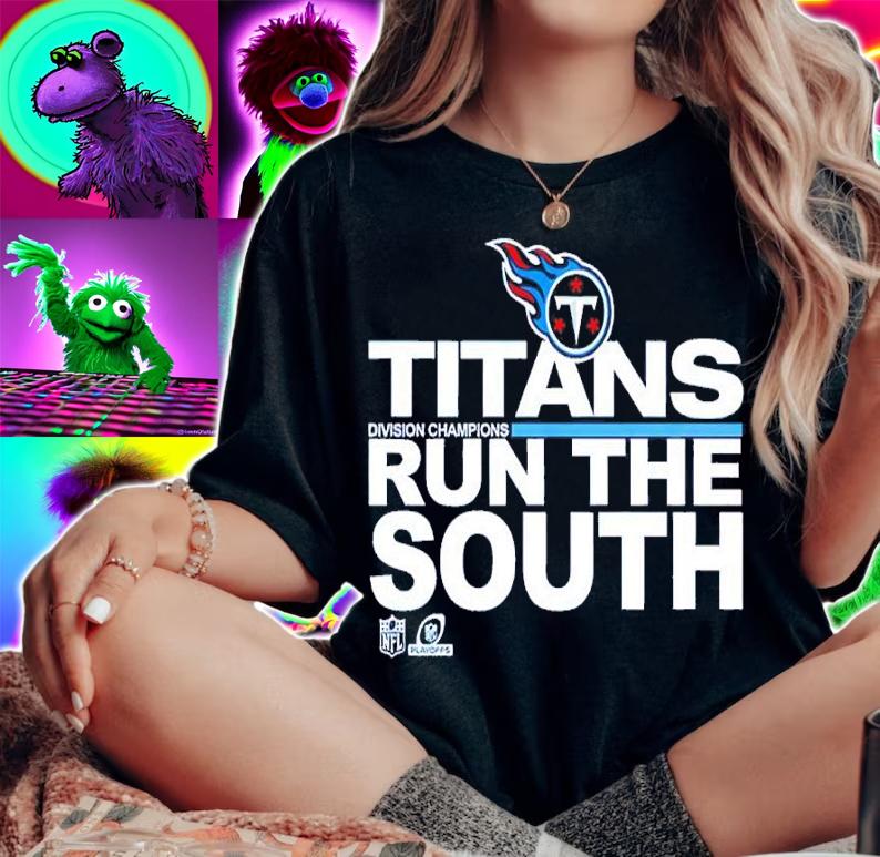 Titans Run The South Playoff 2021-2022 Tennessee State Football Shirt woman shirt
