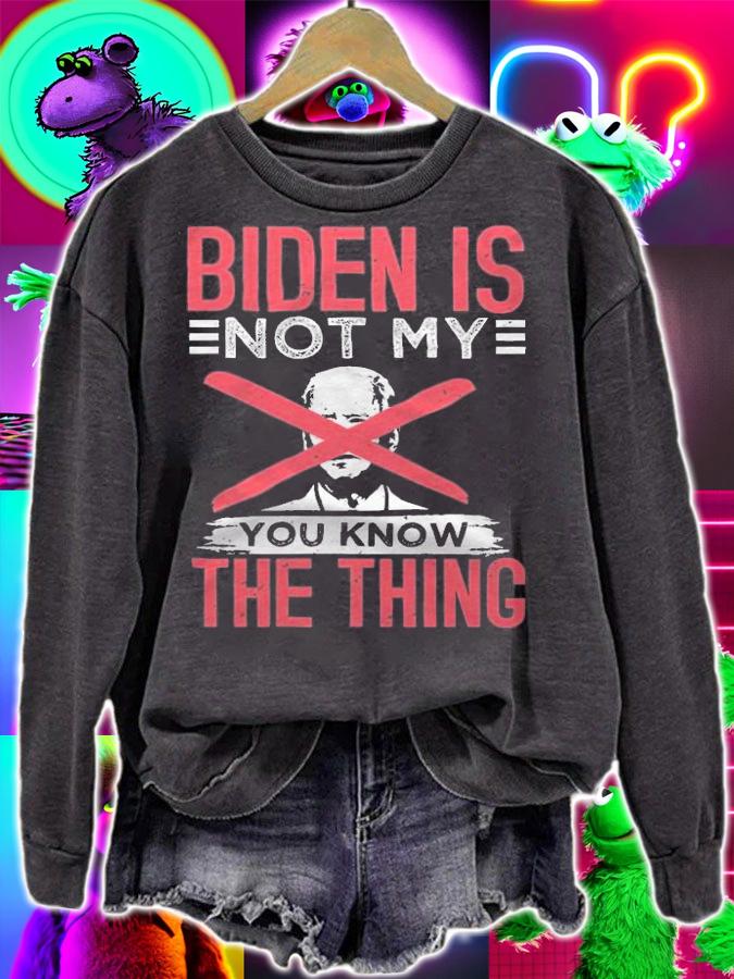 Trending funny Anti Biden Dementia Conservative T-Shirt sweatshirt