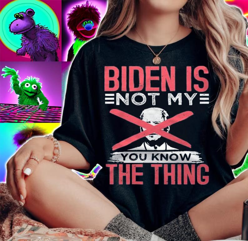 Trending funny Anti Biden Dementia Conservative T-Shirt woman shirt