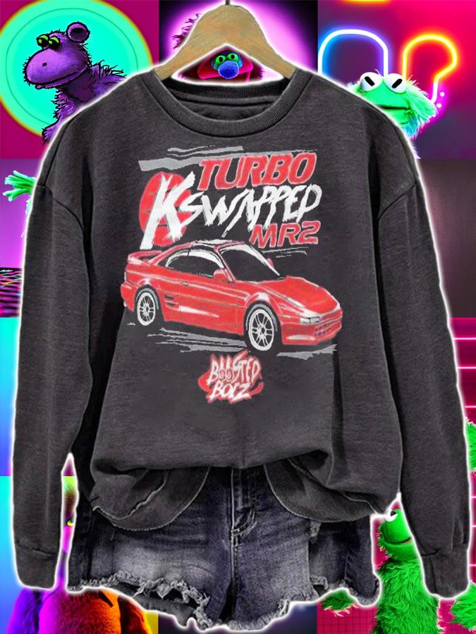 Turbo K Swapped Mr2 BoostedBoiz T-shirt sweatshirt