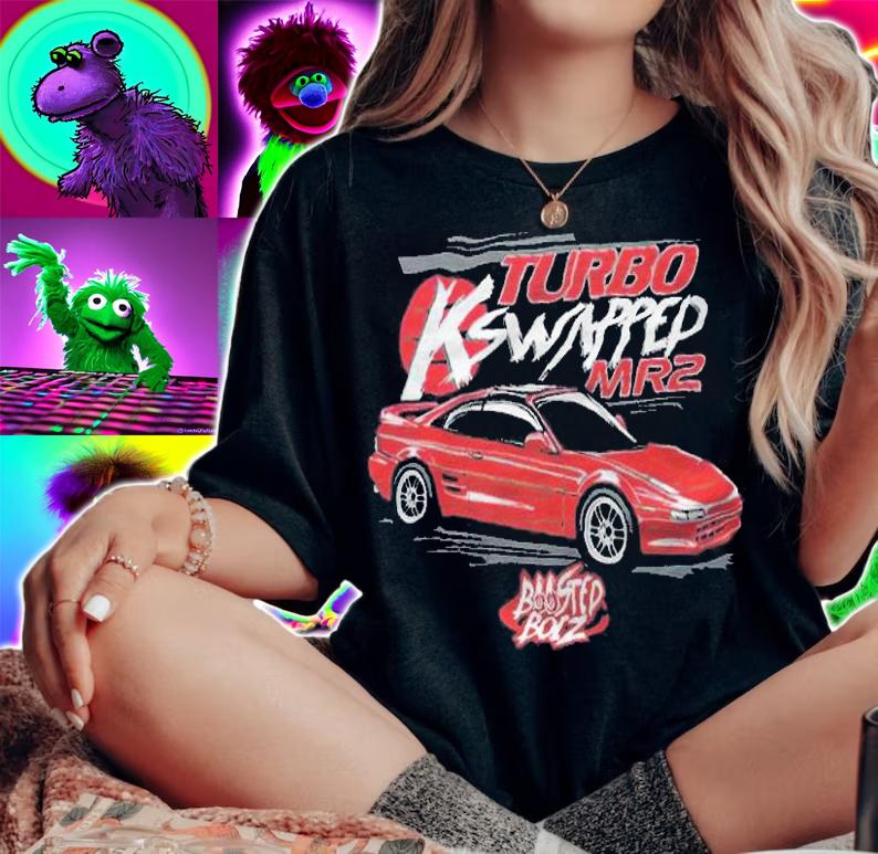 Turbo K Swapped Mr2 BoostedBoiz T-shirt woman shirt