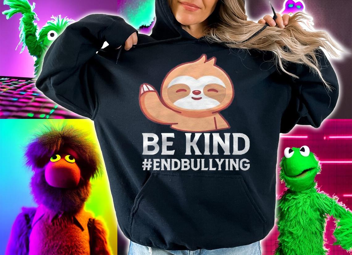 Unity Day Shirt Anti Bullying Orange  Funny Sloth For Kids Shirt hoodie