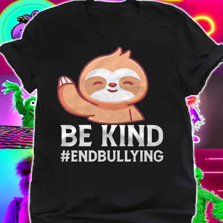 Unity Day Shirt Anti Bullying Orange  Funny Sloth For Kids Shirt shirt