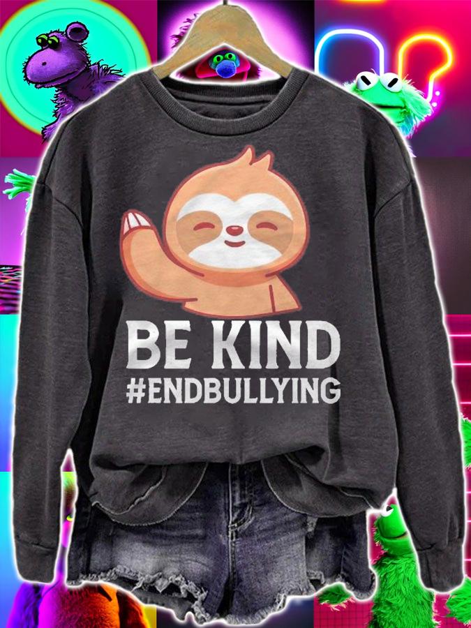 Unity Day Shirt Anti Bullying Orange  Funny Sloth For Kids Shirt sweatshirt