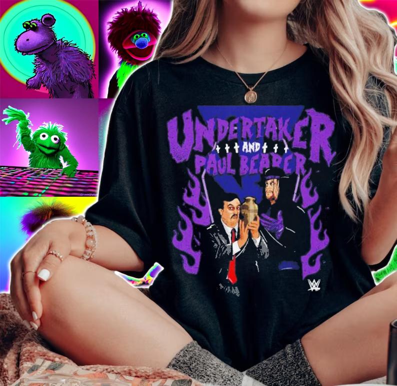 WWE Undertaker And Paul Bearer Pose Shirt