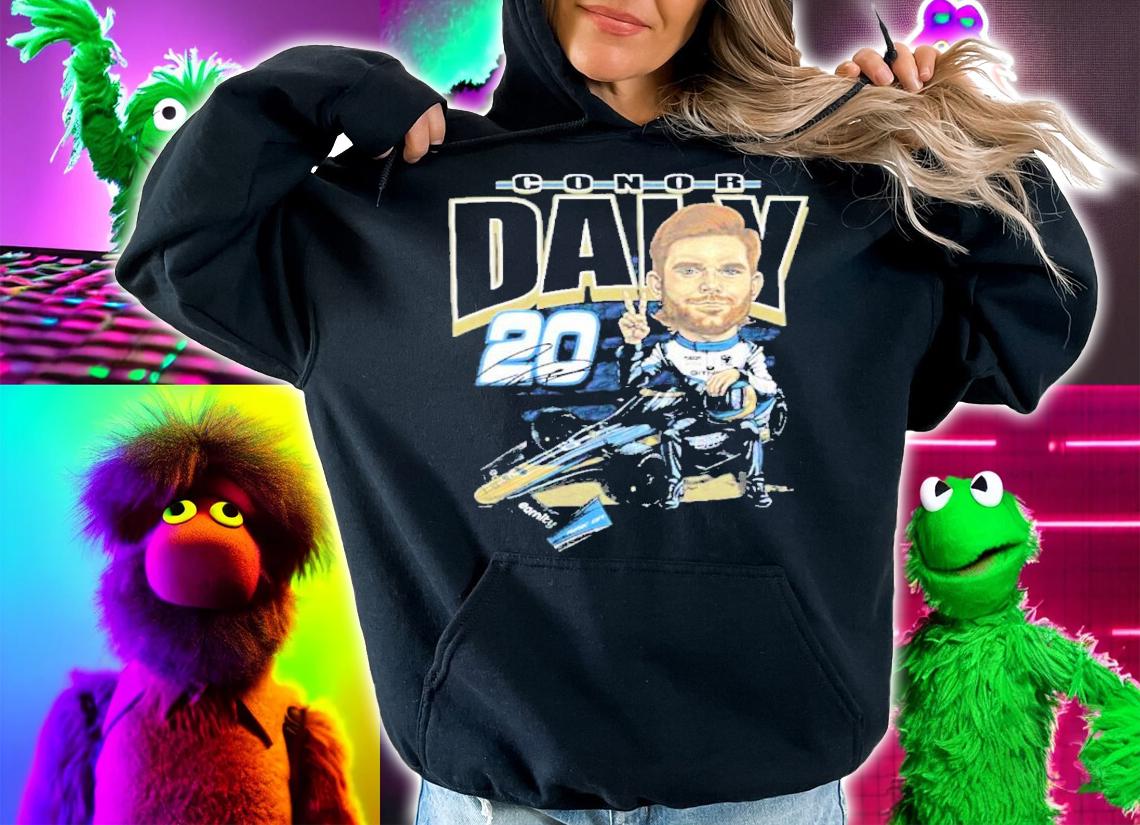 Conor Daly Caricature 2022 Signatures Shirt hoodie
