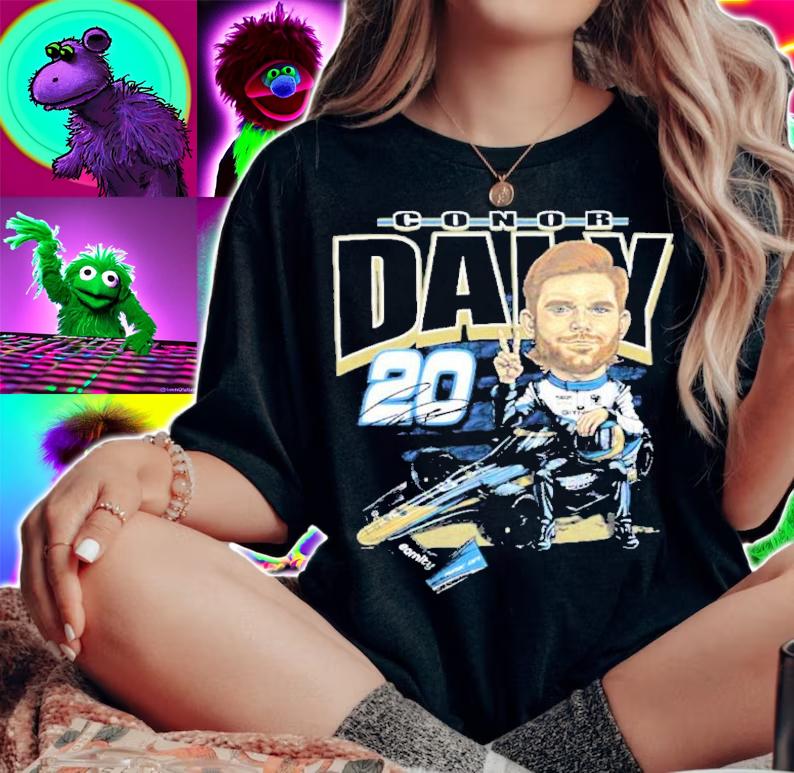 Conor Daly Caricature 2022 Signatures Shirt woman shirt