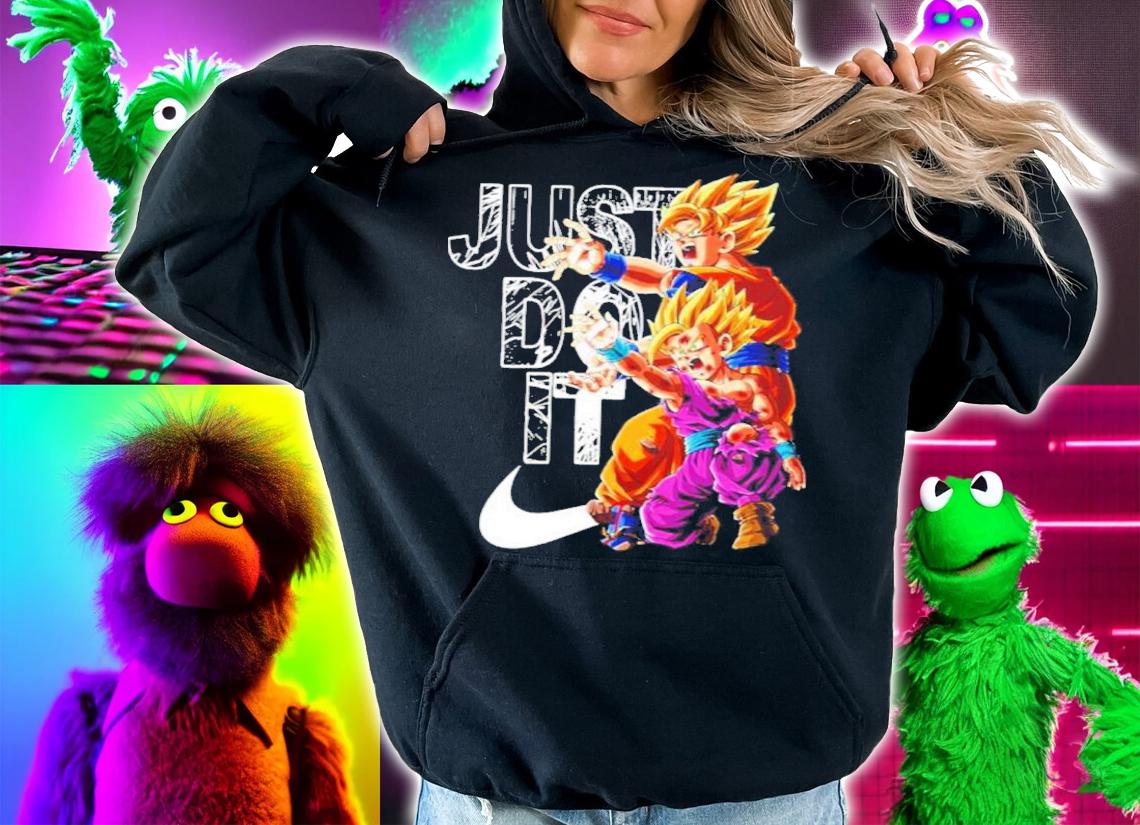 Dragon Ball Z Goku And Gohan Kamehameha Just Do It Shirt hoodie