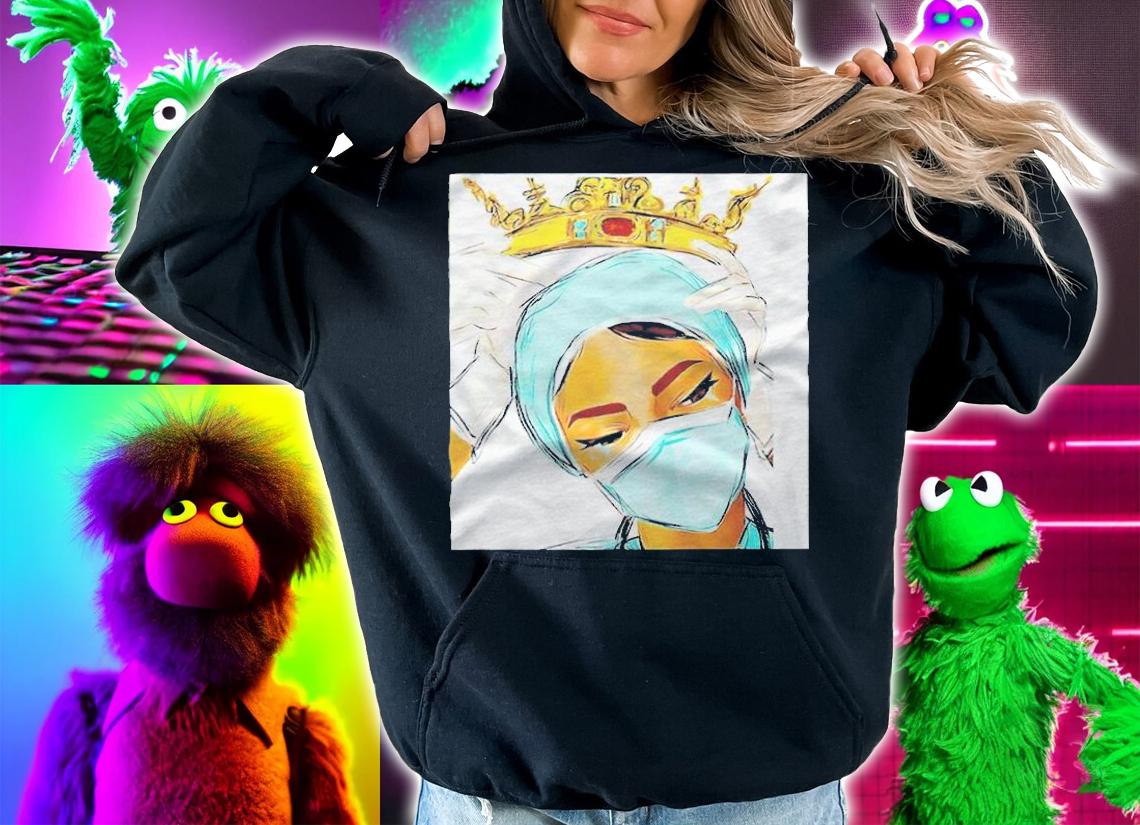 Giving crown to nurse stay strong T-shirt hoodie