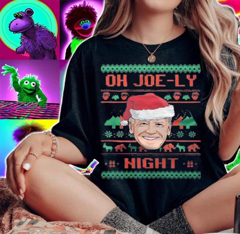 Oh Joe Ly Night Joe Biden Christmas T-Shirt