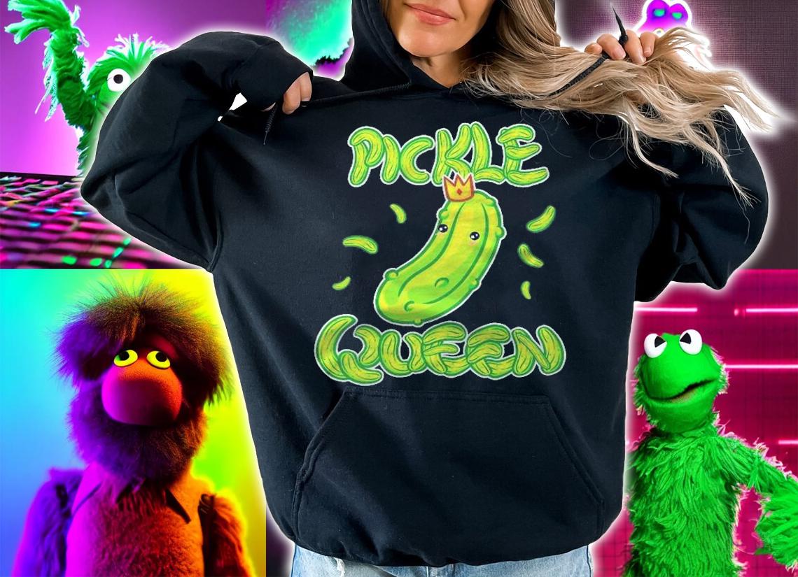 Pickle Queen Dill Pickle Shirt Pickle Clothing Vegan Shirt hoodie