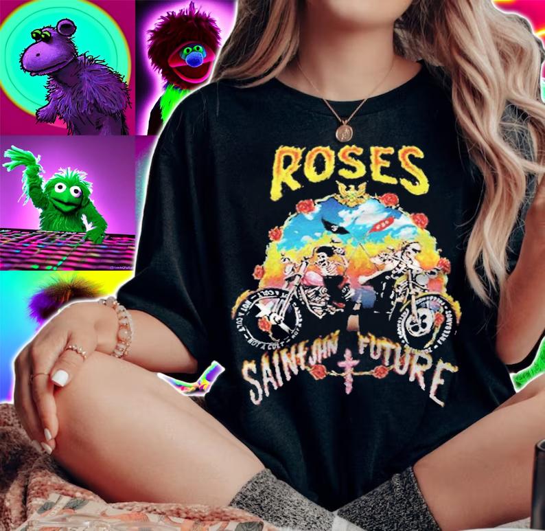 Saint Jhn Roses Future T-shirt woman shirt