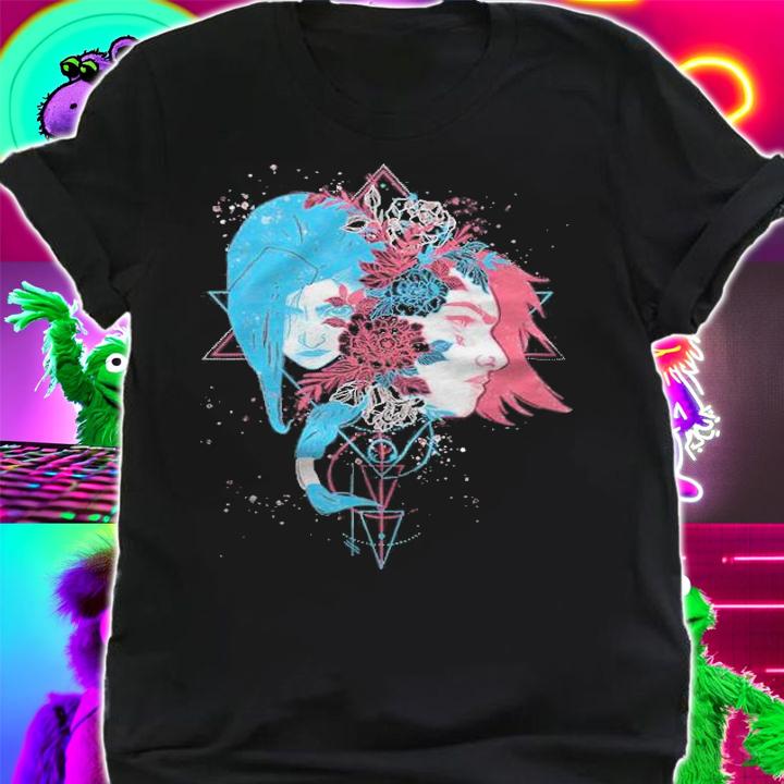 Sister's blossom Vi and Jinx Arcane League of Legends 2021 T-shirt shirt