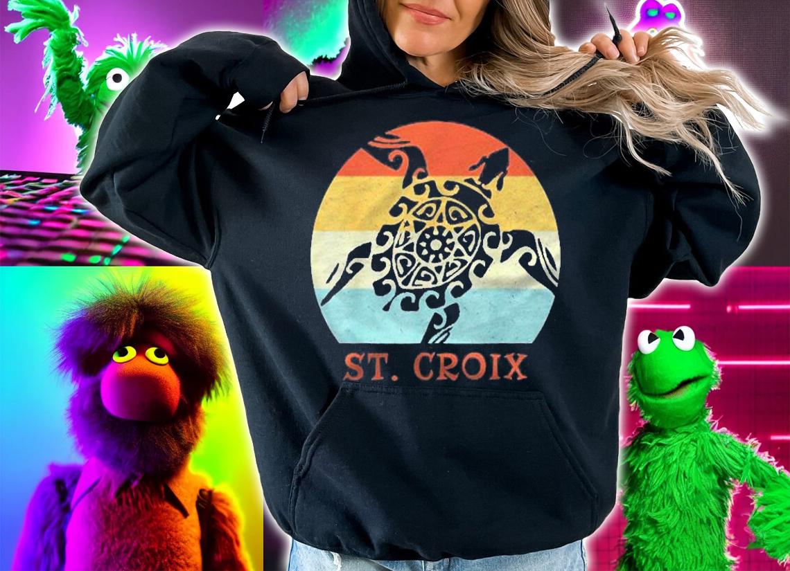 St. Croix Vintage Retro Throwback Vacation Shirt hoodie