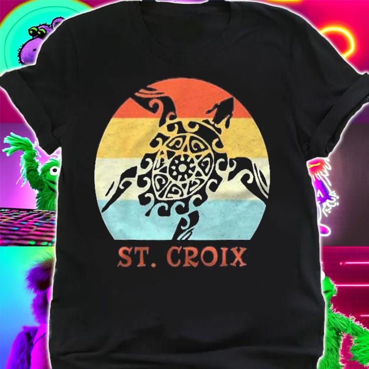 St. Croix Vintage Retro Throwback Vacation Shirt shirt