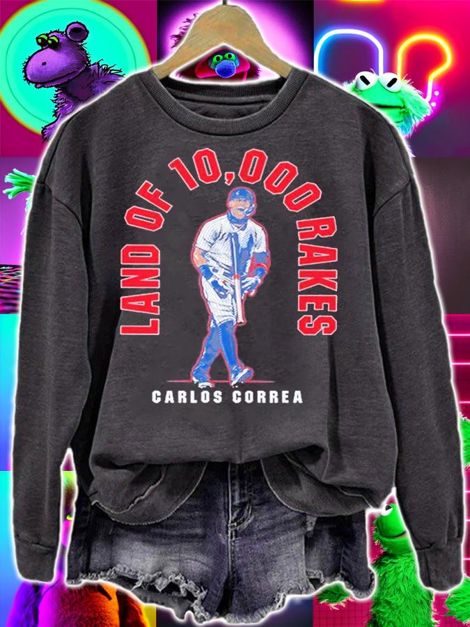 Carlos Correa Land Of 10,000 Rakes Shirt