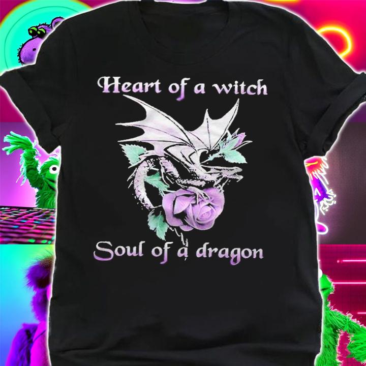 Heart of a witch soul of a dragon T-shirt