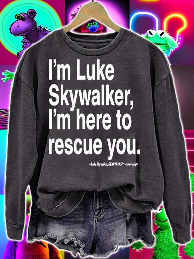 Im Luke Skywalker Im Here To Rescue You T-Shirt