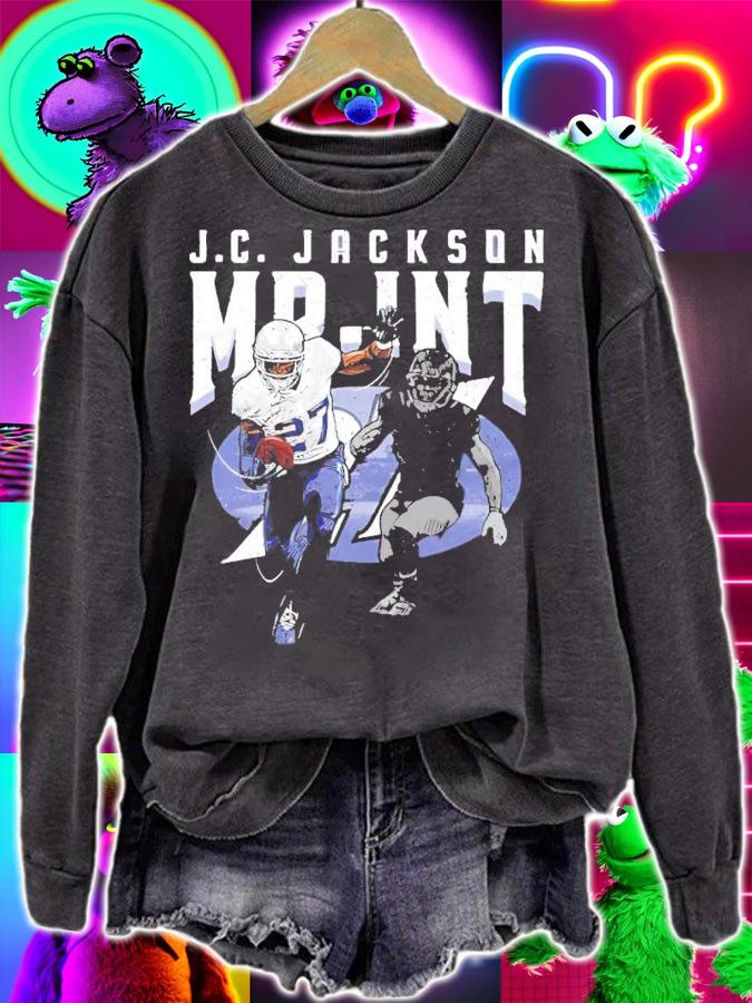 J.C. Jackson New England Football shirt sweatshirt