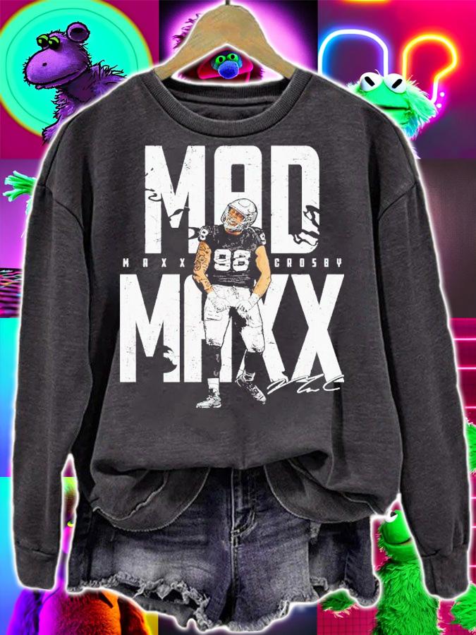 Maxx Crosby Mad Maxx Las Vegas Football Shirt sweatshirt