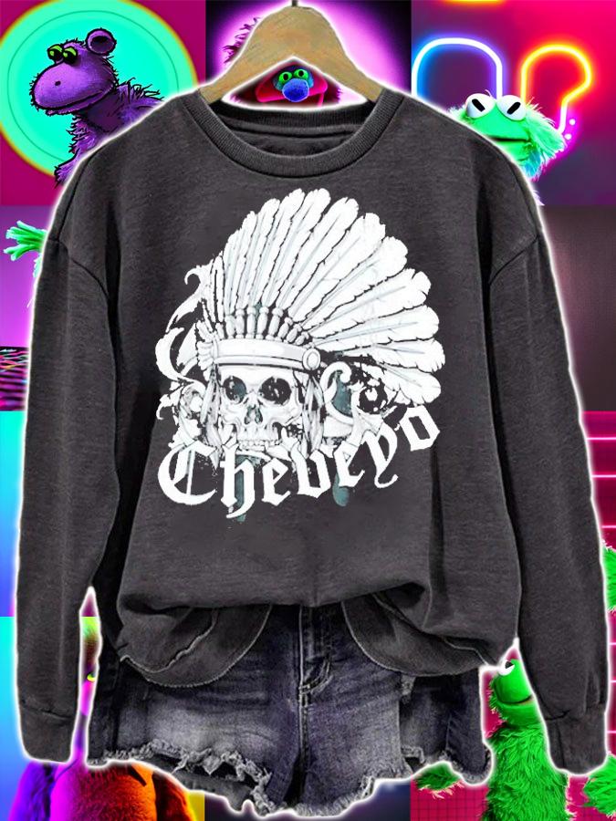 Native American Spirit Warrior Gift Cheveyo T-Shirt sweatshirt