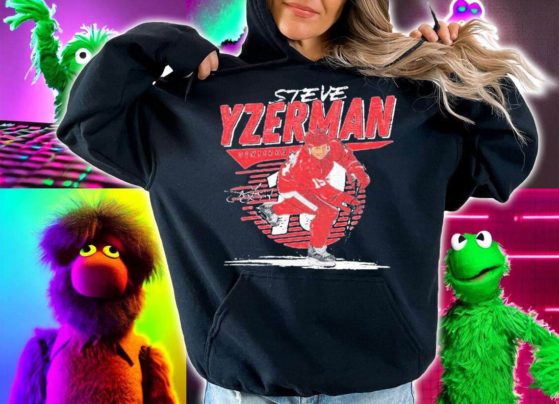 Steve Yzerman Detroit Comet Hockey Signatures Shirt