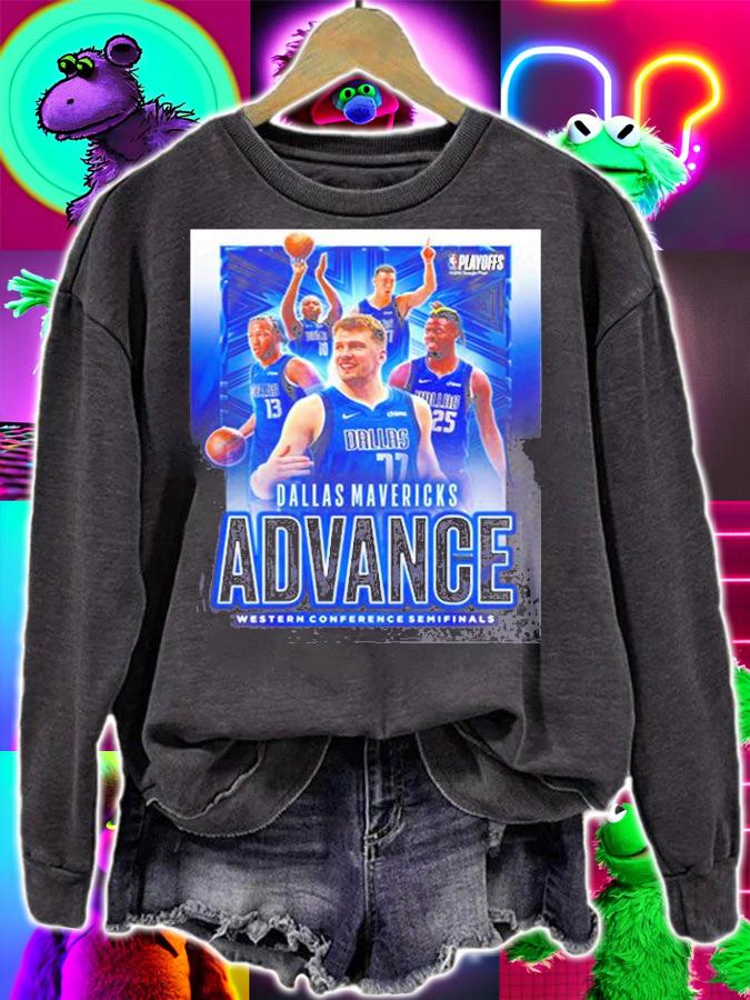 Dallas Mavericks Advance Western Conference Semifinals NBA T-Shirt sweatshirt