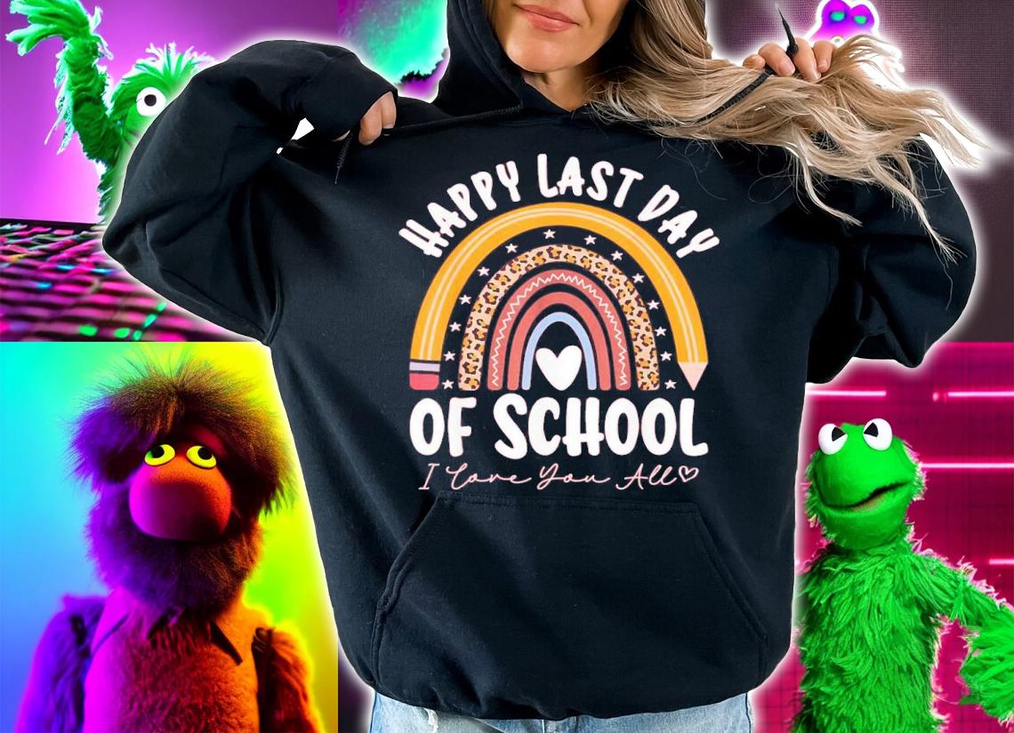Happy Last Day Of School Cool Teacher Student Graduation Shirt hoodie