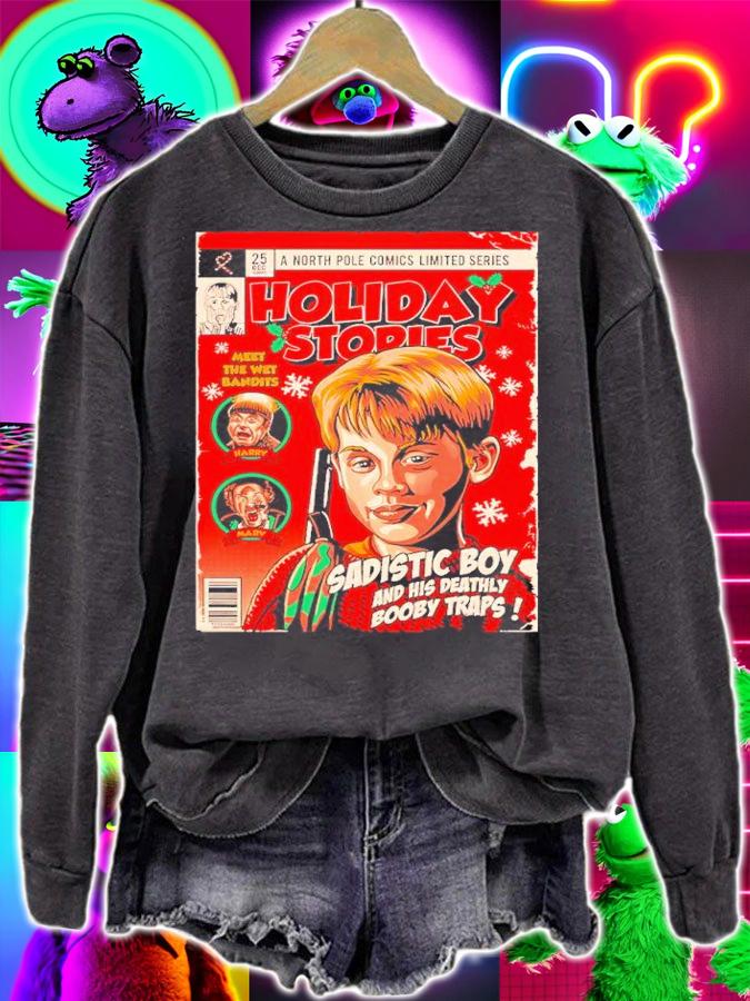 Holiday Stories Vol.2 Sadistic Boy And His Deathly Booby Traps Shirt sweatshirt