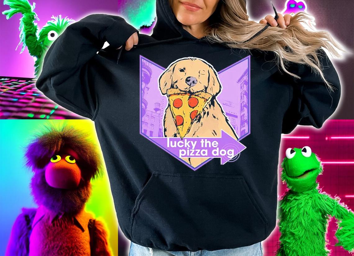 Lucky The Pizza Dog Shirt hoodie
