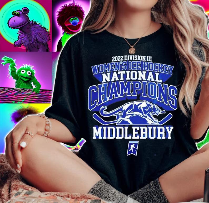 Middlebury NCAA Division III Women's Ice Hockey National Champions 2022 Shirt woman shirt